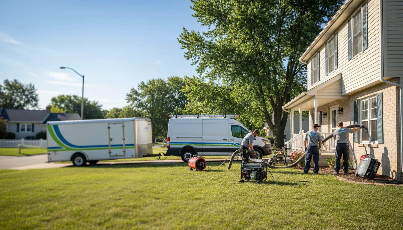 Flooded Basement Restoration And Cleanup With Repair in Inwood, IA near me